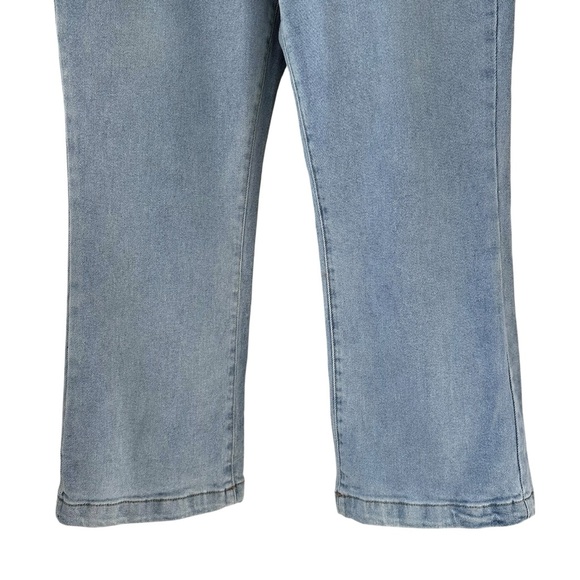 Kenzie Jeans Savannah High Rise Flare Crop Denim Size 10 NWT Vintage Inspired - Picture 5 of 14